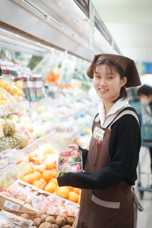 食品スーパーサンキュー　アミュー店レジ部　小名川 未歩さん